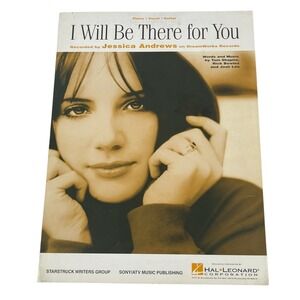 Jessica Andrews I Will Be There for You Sheet Music Piano Vocal Guitar 1998 HL